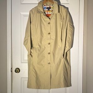 Lands' End Classic Tan Trench Coat